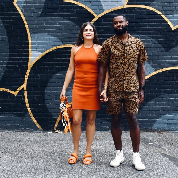 Abercrombie Halter Crochet Mini Dress - Picture 2 of 3